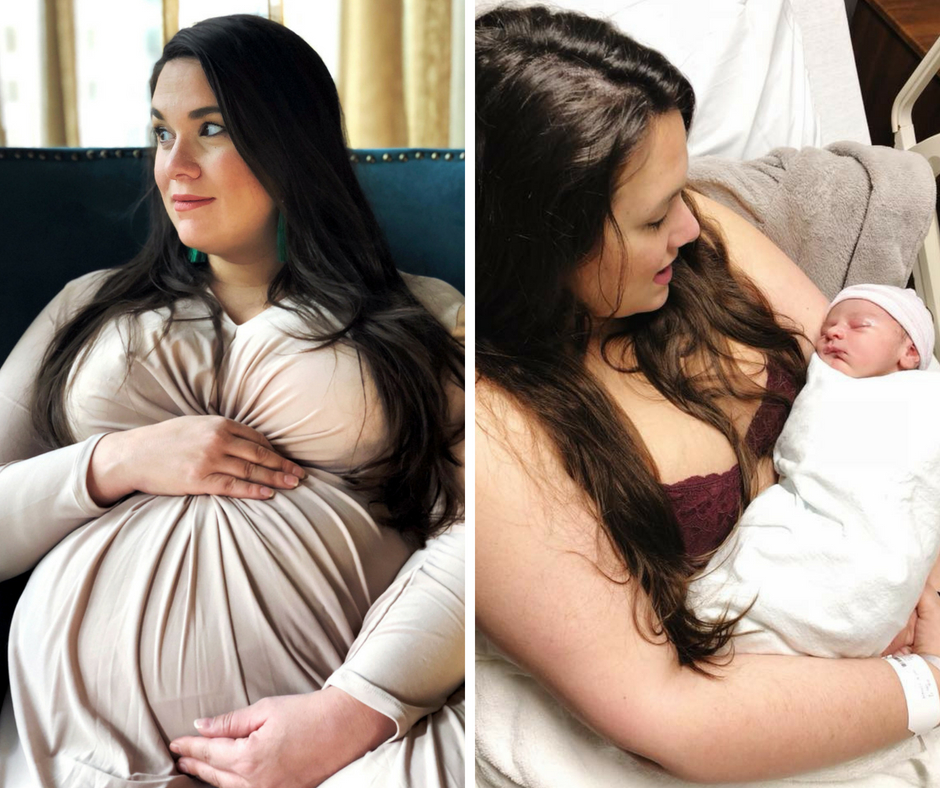 plus size pregnancy mom 