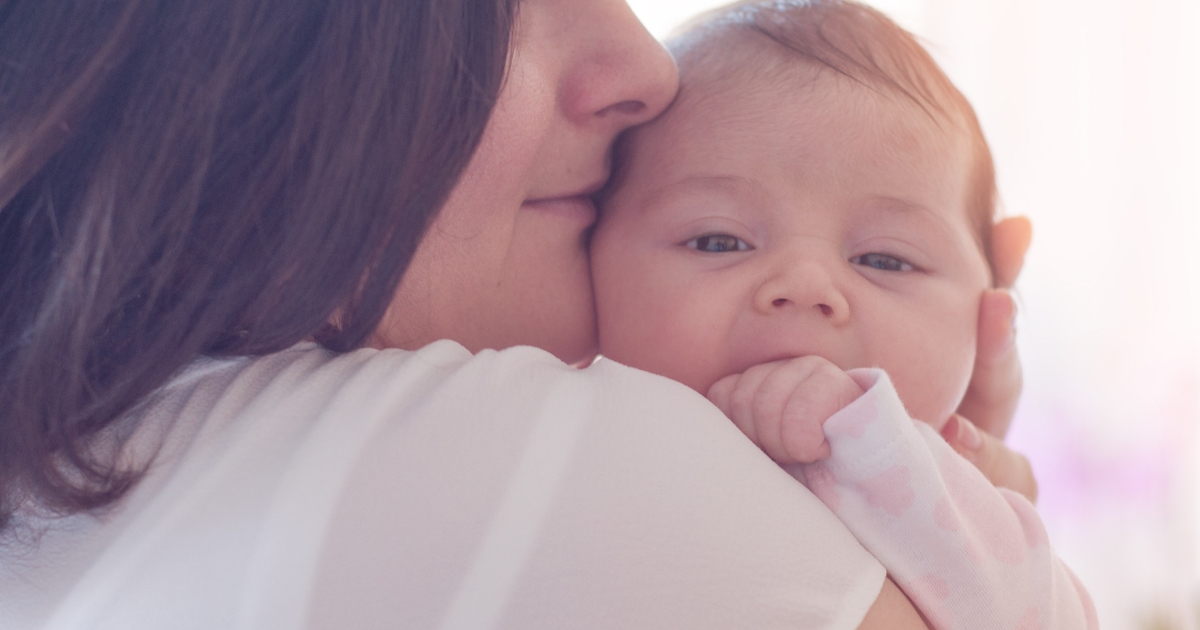 plus size mom and baby