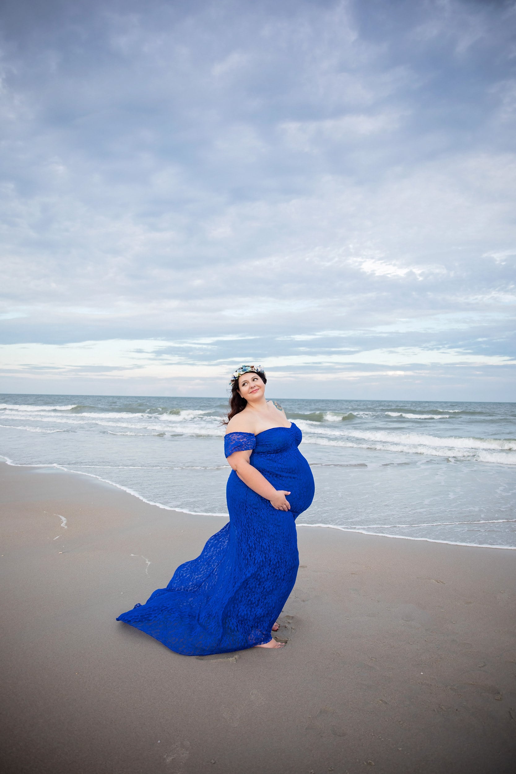 Courtney on the beach