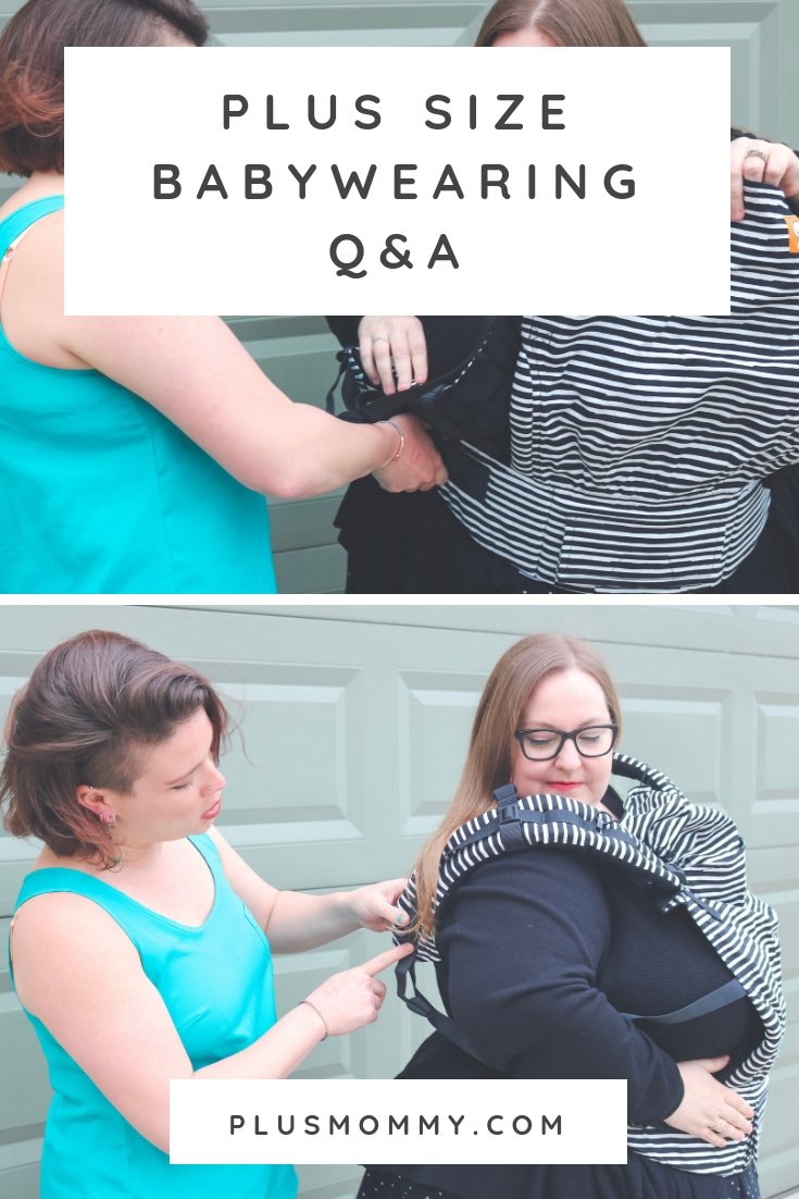 babywearing for plus size moms