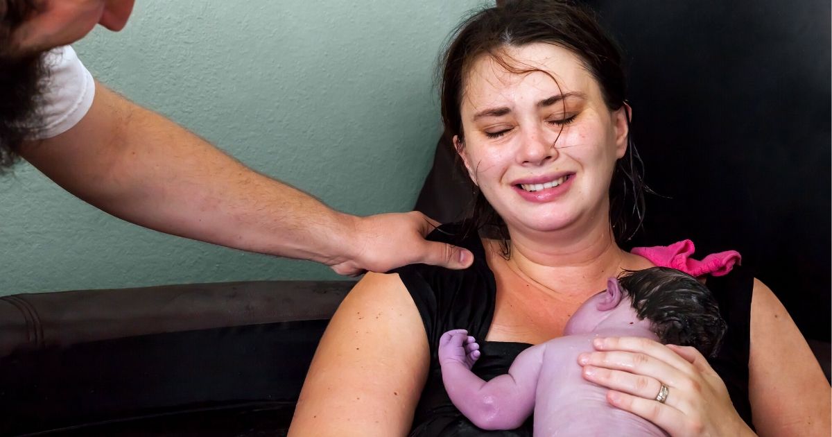woman experiencing the Physiology Of Birth