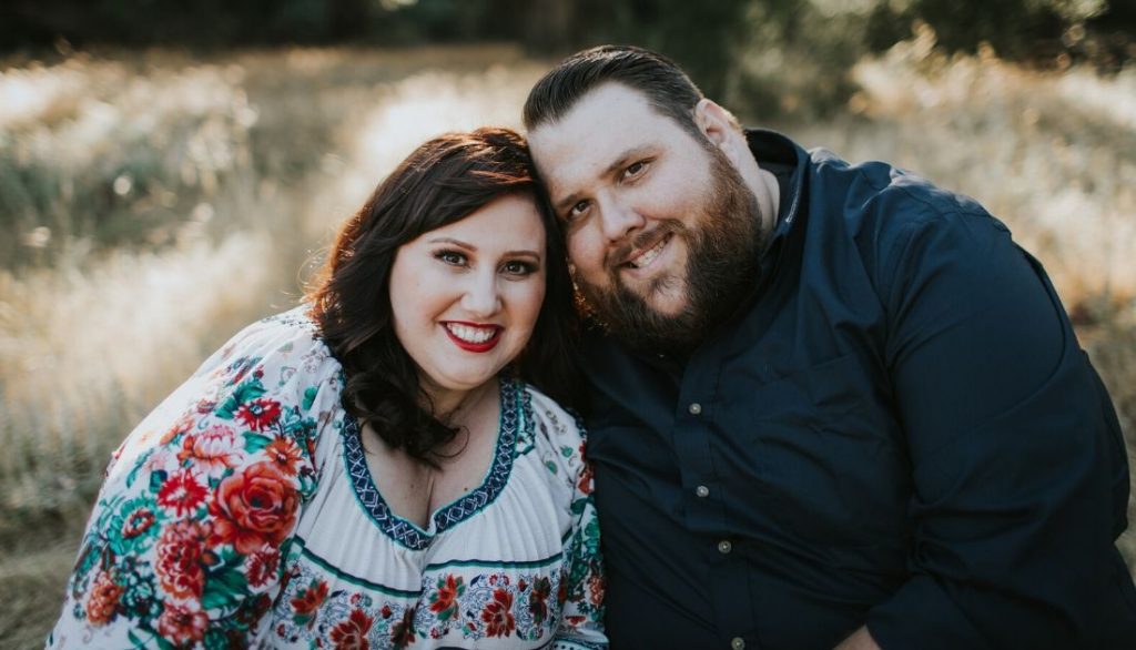 plus size couple undergoing fertility in a larger body