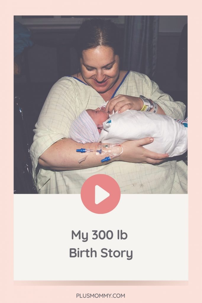 plus size woman after giving birth with 300 lb birth story 