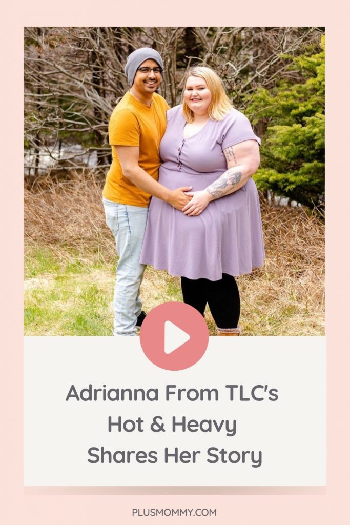Adrianna from TLC's Hot and Heavy with her boyfriend 