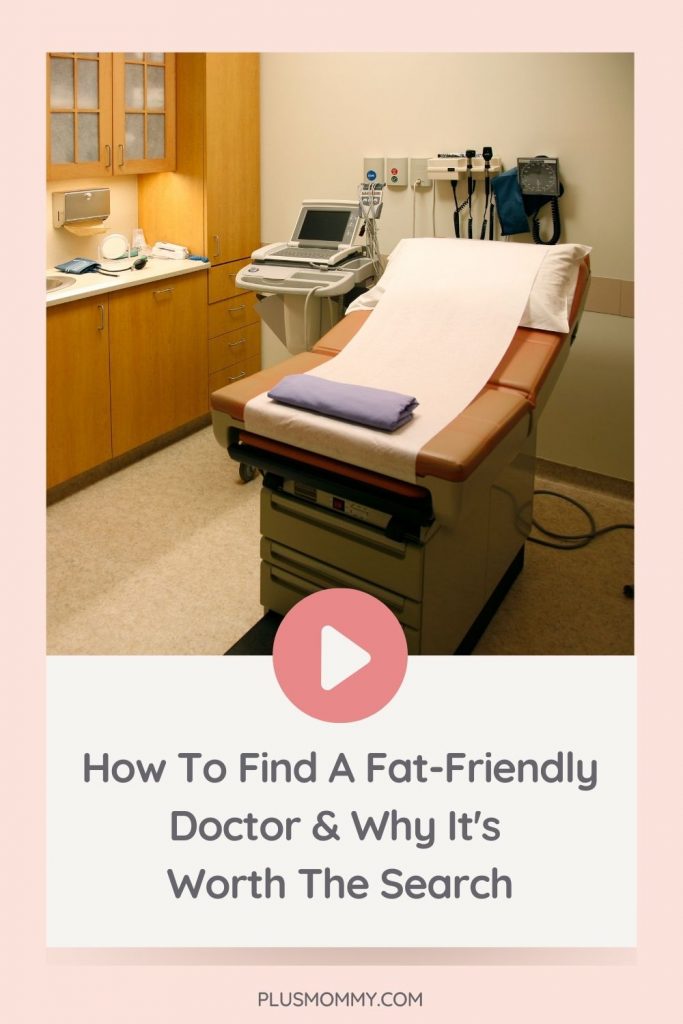 Text on image - how to find a fat-friendly doctor and why it's worth the search