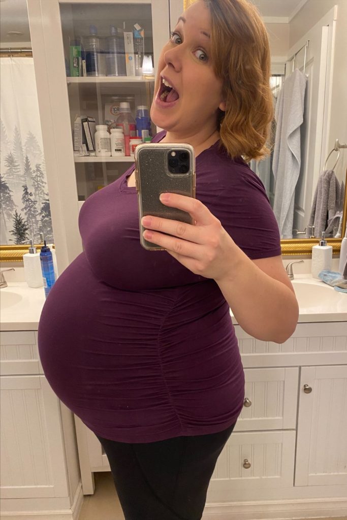 Plus Size Pregnancy With Triplets