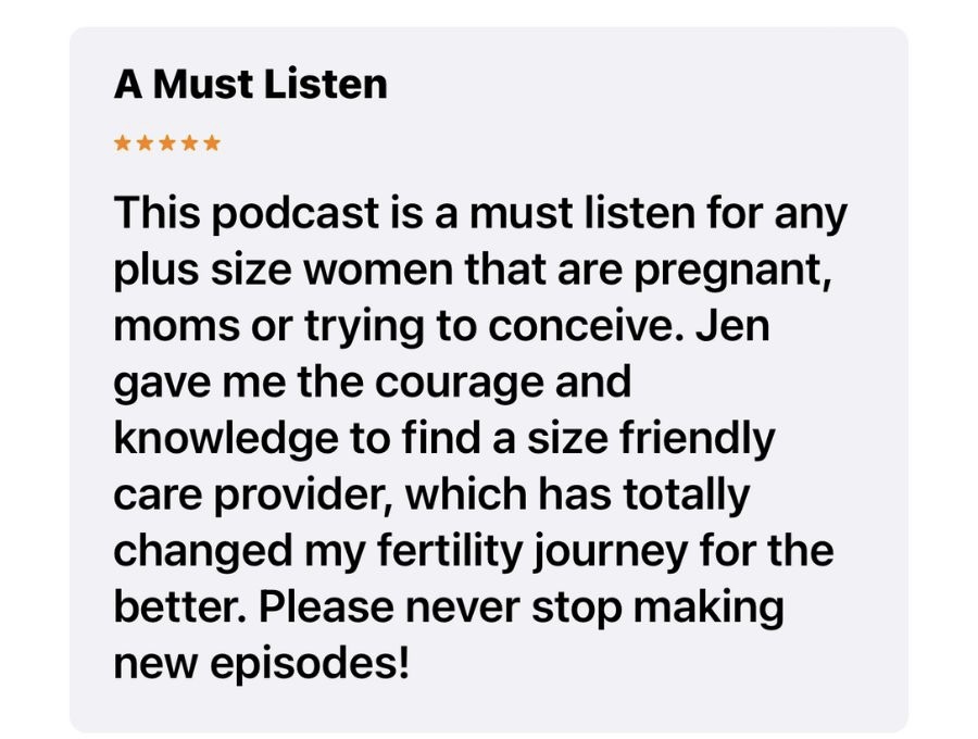 Plus Mommy Podcast Review