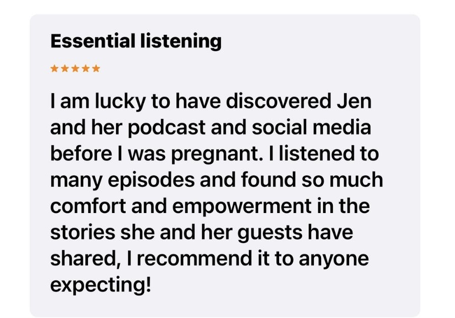 Plus Mommy Podcast Review