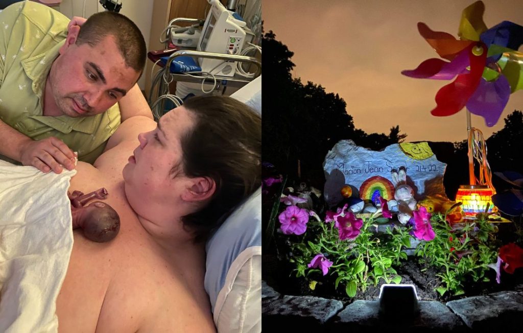 a family and memorial following a Incompetent Cervix loss