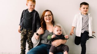 plus size mom Type 1 Diabetes with Twins