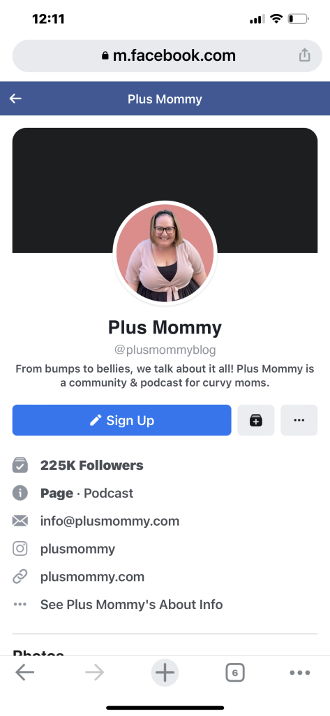 Plus Size Mom Support (plusmommy) - Profile