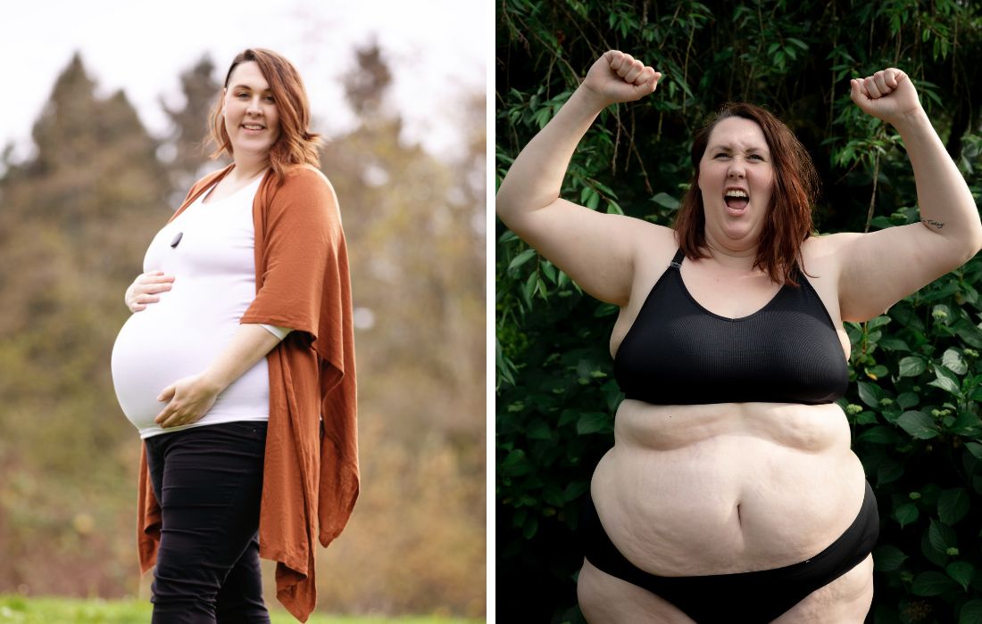 Big Fat Pregnancy - plus size woman pregnant and fat